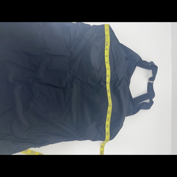 NWT Holipick tankini black high neck top leopard print bottoms swimsuit sz XL - Picture 14 of 16